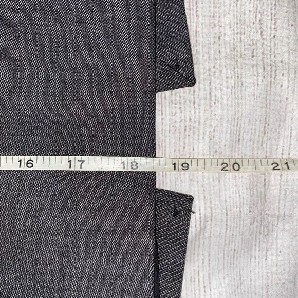 Express women 4 grey fully lined mini pencil skirt w/back slit - Picture 5 of 9